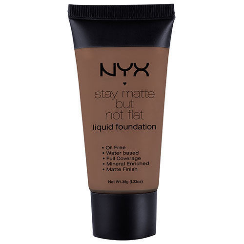 Base líquida NYX Stay mate pero no plana 1,18 oz color SMF20 oscuro profundo - Imagen 1 de 1