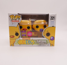 Funko Pop # 221 CatDog 2017 Convention Exlusive Flocked 