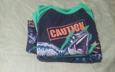 NWT Boys Jurassic World 3 pcs pajamas -Shorts/Pants/ Top Size 10