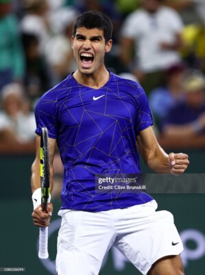 Nike Carlos Alcaraz 2022 Indian Wells Miami Tennis Crew Shirt
