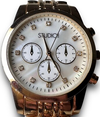 Studio Time Women Wristwatch Quartz Analog Watch Gold Tone STD3135W
