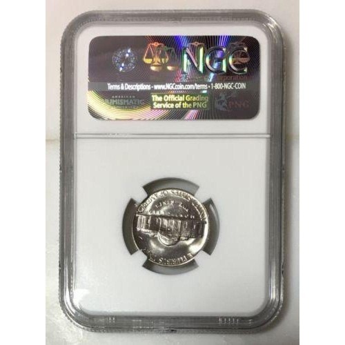 1969 S Jefferson Nickel NGC MS66 *Rev Tye's* #9063100 - Picture 3 of 4