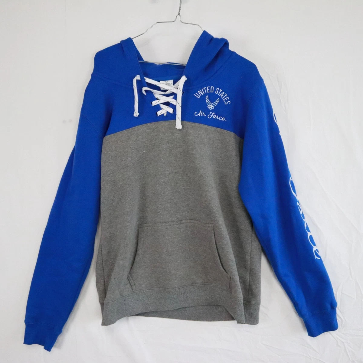 United States Air Force Hoodie Sweatshirt Womens Large Top of the