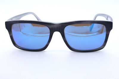 Maui Jim Sunglasses Waipio Valley MJ 812-06E Gray Dove/Blue / Blue Hawai… Maui Jim Waipio Valley B812-06E Blue Grey Horn with Dove  main image 2