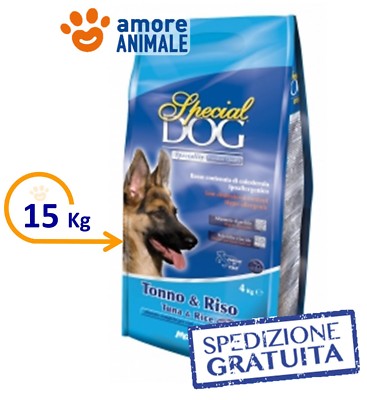 MONGE Special Dog Tonno e Riso >> Crocchette per cane cibo