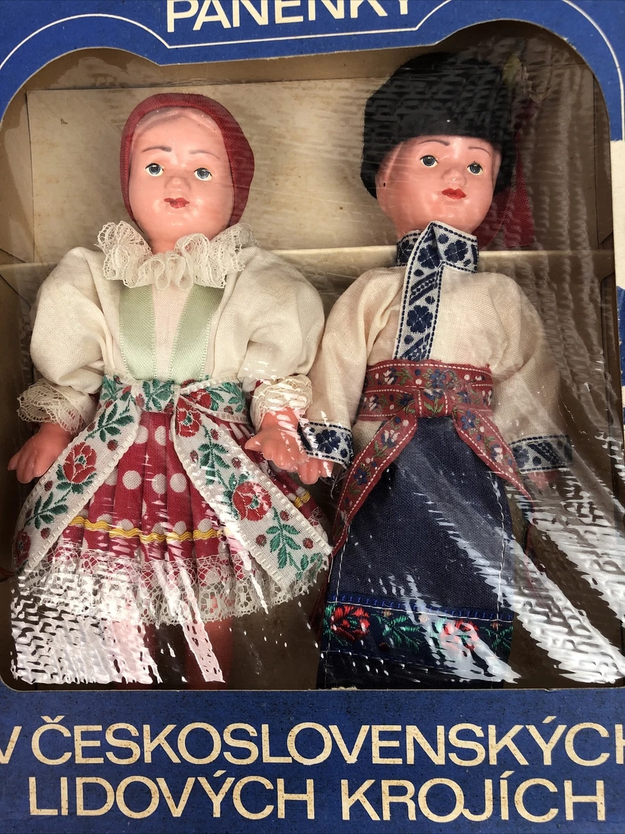 Vintage czechoslovakia Panenky doll 2 dolls with box boy girl eBay
