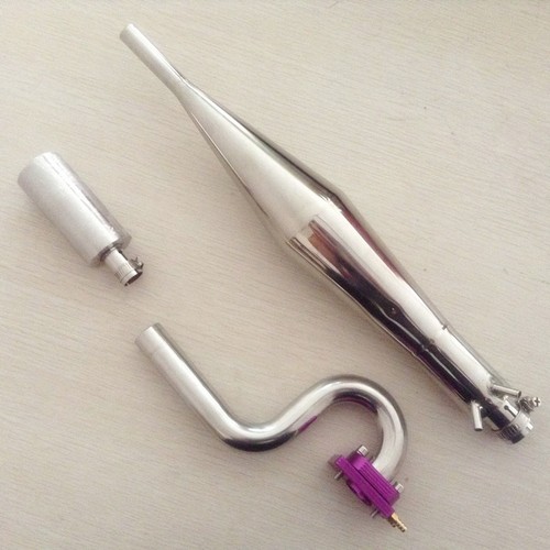 Tuned Pipe Exhaust Pipe Silencer / Zenoah CY GW26i 26cc RC Boat Gas Engine #1444 - Picture 4 of 13