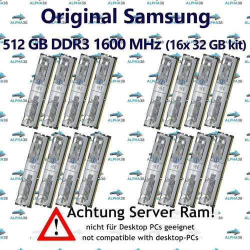 512 GB (16x 32 GB)Lrdimm ECC DDR3-1600 A+ Server 1012G-MTF 1042G-TF RAM
