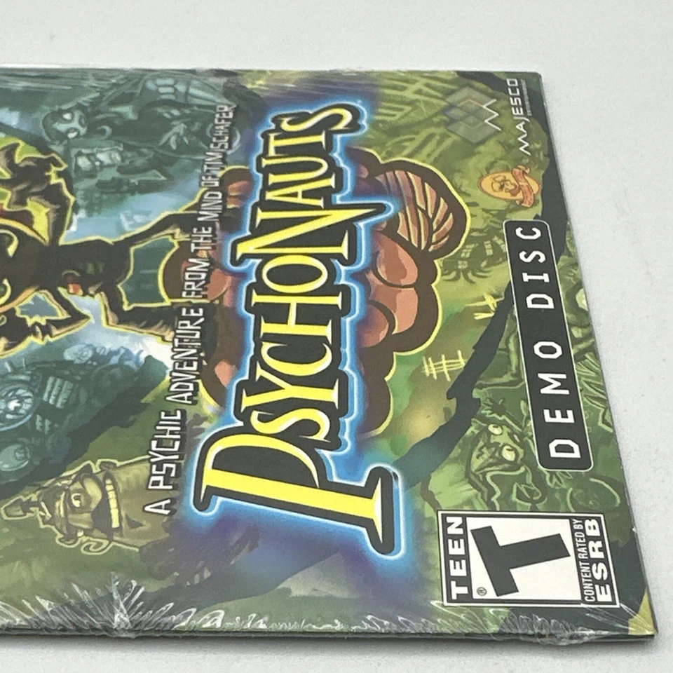 Psychonauts Demo Disc ORIGINAL Xbox not for resale Video Game PROMO SEALED NOS - Image 4 of 4