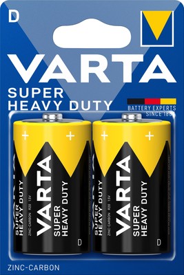 Varta Mono D R20 Batterien Super Heavy Duty Superlife Zink Kohle 1,5V 30 Stück