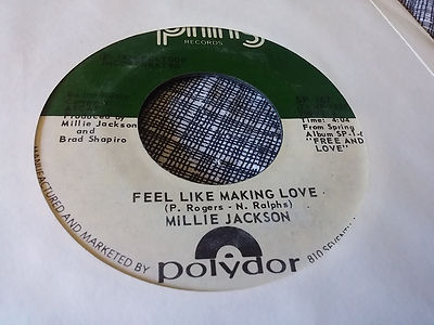 Millie Jackson 45 I'm in Love Again/Feel Like Making Spring 167 70s Soul Funk