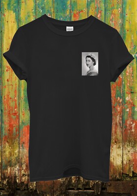 Queen Elizabeth II T-Shirt Pocket RIP 1926 2022 Herren Damen Unisex T-Shirt 2822