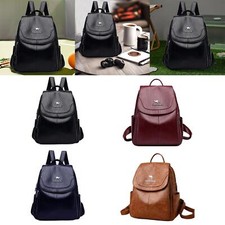 Sac à dos en cuir PU pour femmes, sac à dos pour les activités de plein air,