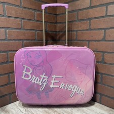 Vintage Bratz Envogue Wheeled Suitcase Carrycase Pullalong Padded Large 18" RARE
