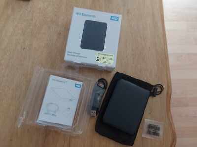 Western Digital Elements Portable 2TB, USB 3.0, 2,5 Zoll Externe Festplatte -...
