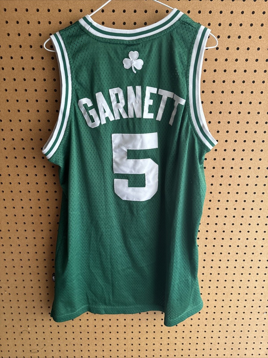 adidas NBA CELTICS GARNETT ユニフォーム Authentic Adidas Boston Celtics Kevin Garnett Green Black