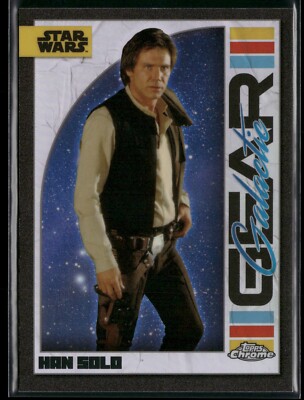 Star Wars Topps Chrome 2024 Card Refractor - Galactic Gear GG-3 Han Solo