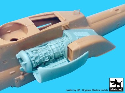 Black Dog 1/72 Mil Mi-28 Havoc Attack Helicopter Engine Details (Zvezda) A72023
