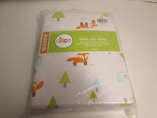 New Circo WOODLAND Fitted Crib Sheet Fox and Tree New