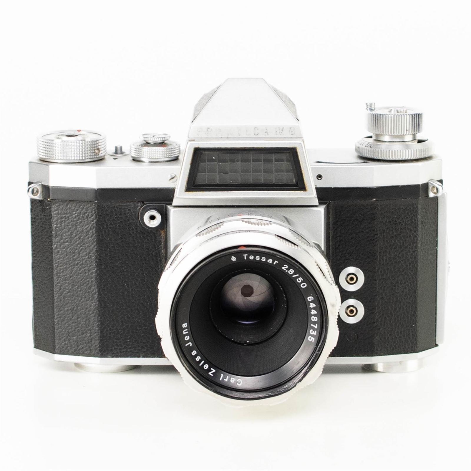Praktica IV B Camera | Tessar 50mm f2.8 lens | M42 | White |