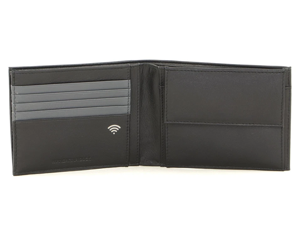 MANDARINA DUCK portefeuille Downtown Wallet Black - Photo 2/4