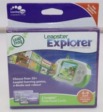 2010 LeapFrog Leapster EXPLORER 2 LEAPLET DOWNLOAD CARDS New Sealed