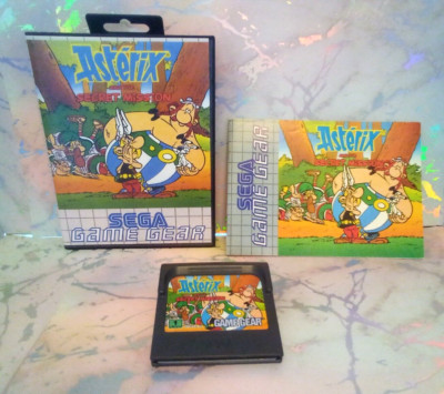 Sega Game Gear Asterix and the Secret Mission Boxed Neu Clam Case