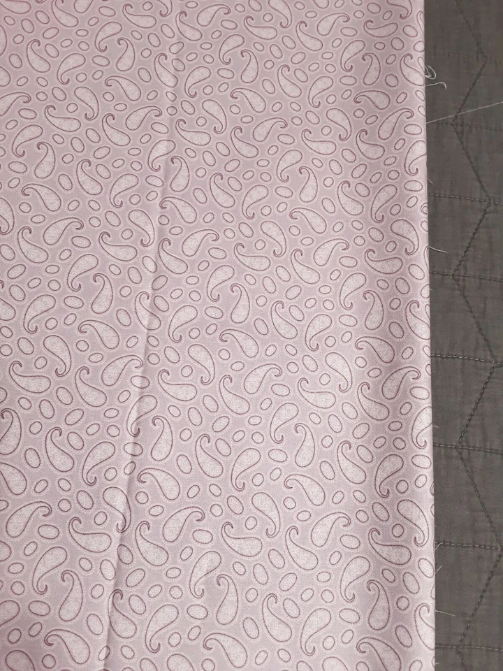 Beatrix Potter Cotton Fabric 3 yards + 25" (44" wide) Lavender Paisley Quilting - Image 4 of 4