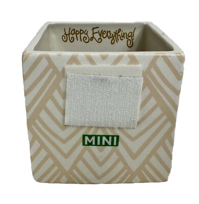 CC Happy Everything Mini Nesting Cube Layered Diamond Blush Planter Catch All