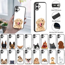 For Apple iPhone 16 6.1" 2024 Animal Hard Back Case Cover Soft Rubber Slim Case