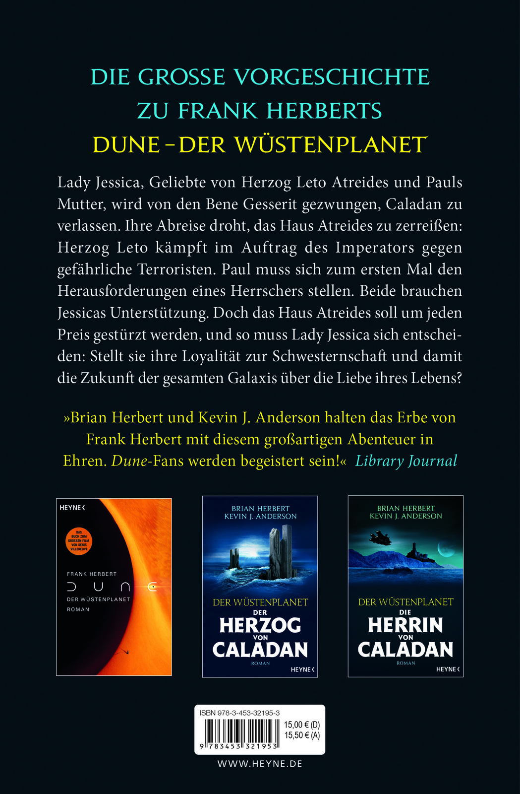 Thumbnail - Der Wüstenplanet - Die Herrin Von Caladan Brian Herbert