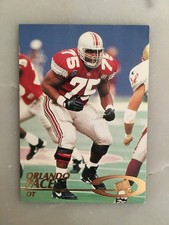Press Pass #1 Orlando Pace Ohio State Buckeyes NCAA 1997 Football Card