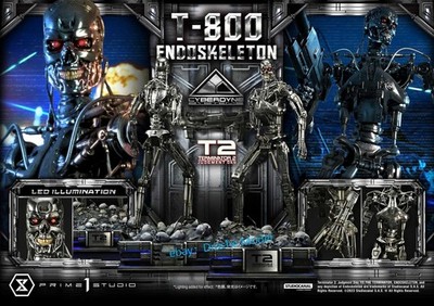 Prime 1 Studio MMT2-01DXS 1:3 Terminator 2 T-800 Endoskelett Sonderausgabe Model