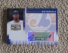 Livan Hernandez 2005 Donruss Prime Patches Autograph