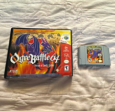 Nintendo 64 Ogre Battle 64 Person of Lordly Caliber w/ Box T 1999 NTSC-U/C