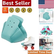 Durable Artificial Leather Roller Skate Toe Guards - 2 Protective Pieces