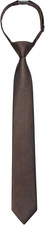 Boys Ties Solid Color Pre-Tied Kids Necktie for Age 8-12 Adjustable Woven Formal