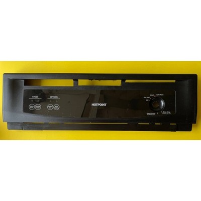Used OEM Hotpoint Dishwasher Door Control Panel Cover WD34X11859