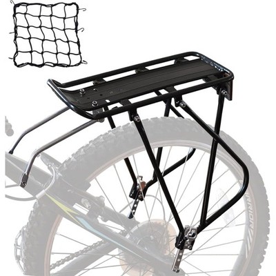 Fahrrad Gepäckträger MTB Alu 26-29 Zoll verstellbar 25kg belastbar Gepäcknetz