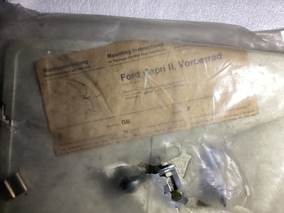 FORD Capri 2, WEGU Schmutzfänger,mudflap,vorne weiß,NOS
