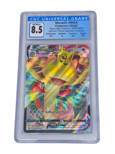 Meowth VMAX graded CGC 8.5 for sale on eBay