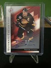 2024-25 UD Ultimate Collection Trevor Linden Silver Auto Vancouver Canucks