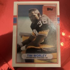 1989 Topps Traded Tim Worley Rookie Football Card #44T NM-Mint NFL. rookie card picture