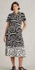 Whitestuff RUA JERSEY MIDI SHIRT DRESS Size uk 20 RRP £65 NEW WITH TAGS