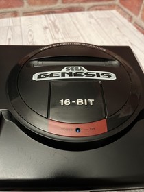 Sega Genesis Model 1 Console/Game NON NO TMSS High Def Graphics BLUE LED TESTED