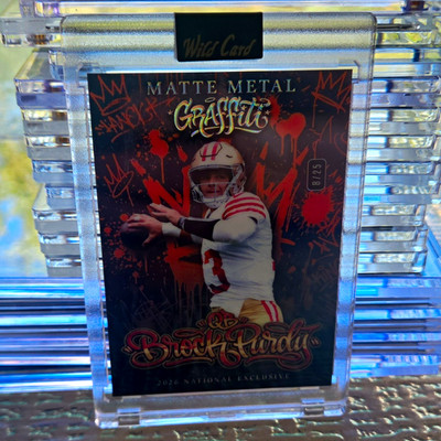 Wild Card Matte Metal Graffiti Brock Purdy 2026  8/25
