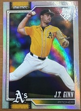 2026 Topps Series 1 - JT Ginn #153 Rainbow Foil Parallel Athletics