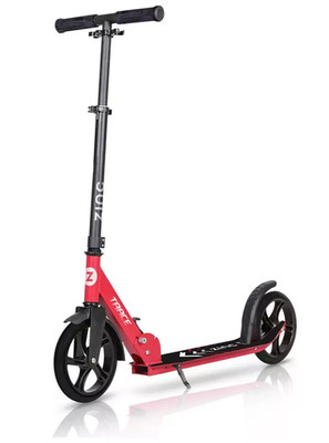 Zinkspur faltbarer Big Wheel Scooter - rot - NEU - ohne Verpackung