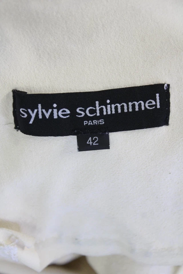 Chaqueta Sylvie Schimmel Mujer Texturizada Manga Larga Botón Desnudo Talla 02 Foto 4 de 4