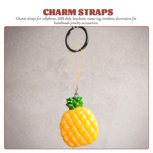 100 Pcs Lobster Buckle Phone Strap Cell Charms Cellphone Straps Clasp - Photo 2 sur 12